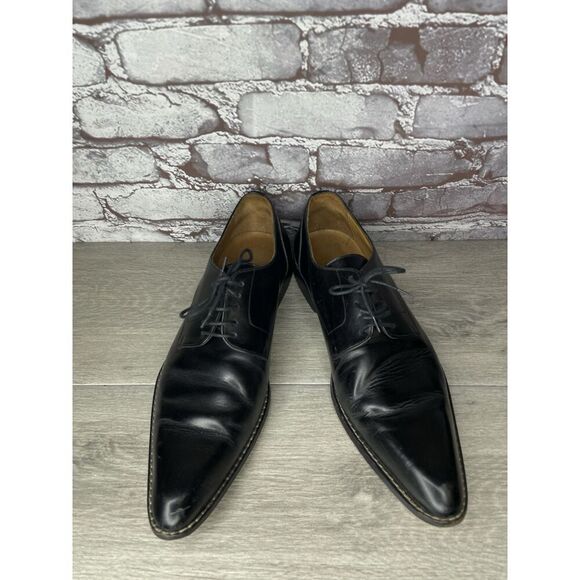 Marc Jacobs Handmade Black Leather Derby Oxfords Shoes Men’s Sz 9M US/42EU Italy main image 4